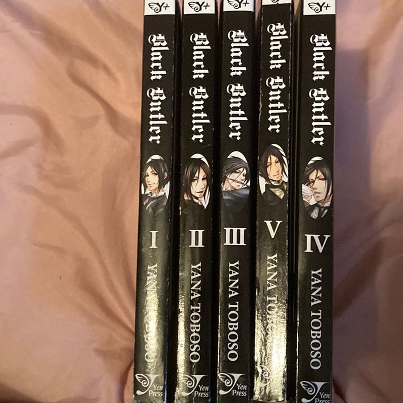 Black butler manga 1-5 