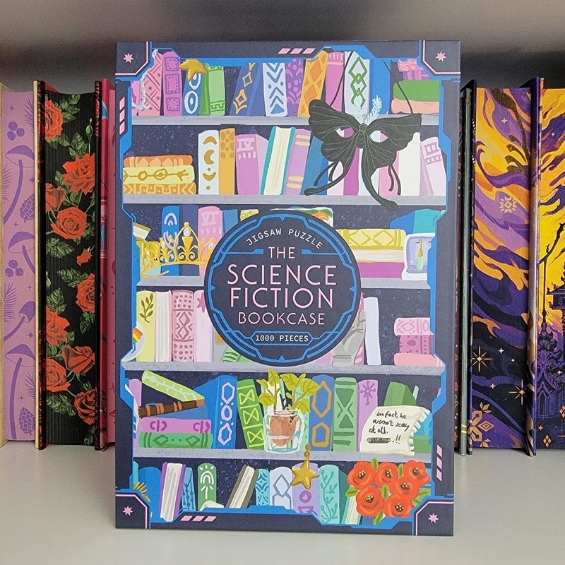 Illumicrate The Science Fiction Bookcase 1000 Piece Puzzle