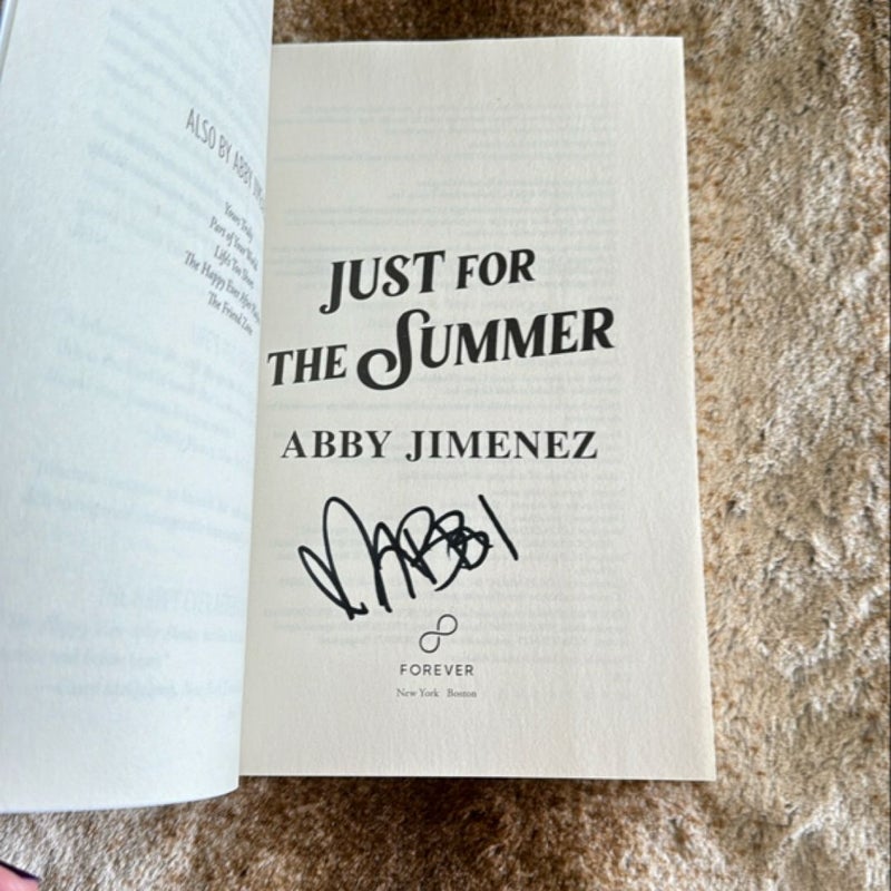 Just for the Summer *Hand SIGNED*