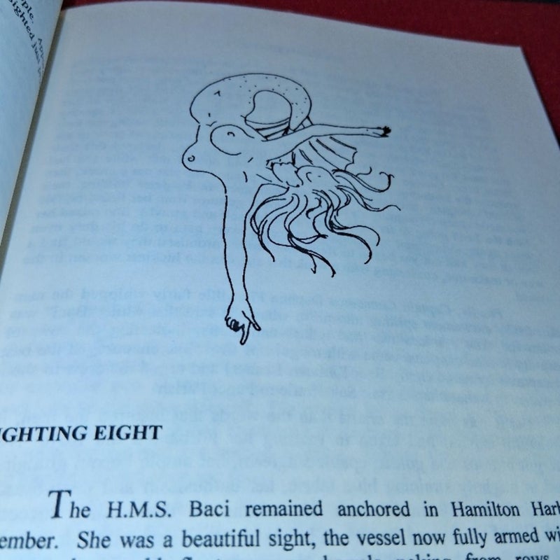 The Forgotten Voyage of the H. M. S. Baci, with signed book marker.