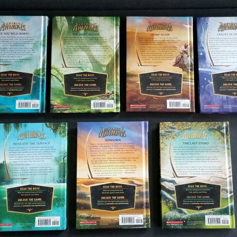 SET #1-7 SPIRIT ANIMALS BOOK LOT SERIES HARDCOVER 2013, 1ST EDITION, MINT COND.