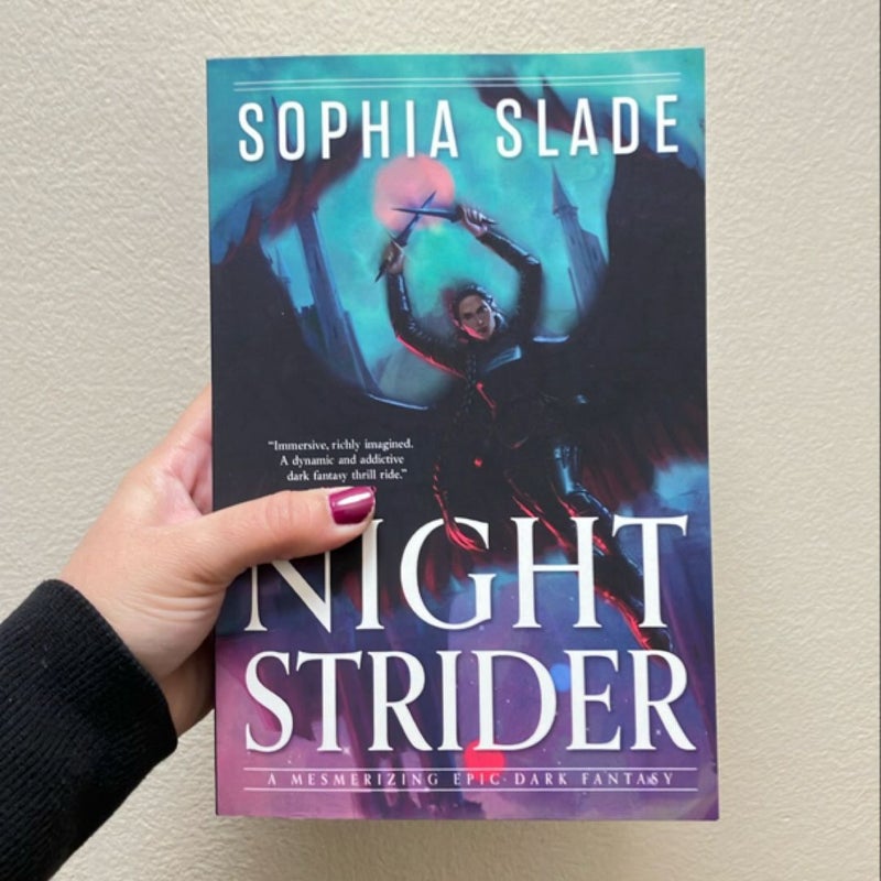 Nightstrider with signed bookplate inside