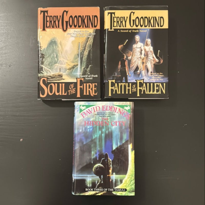 Fantasy hardcover bundle 