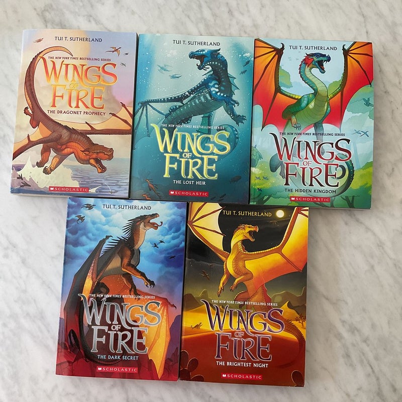 Wings of Fire books 1-5