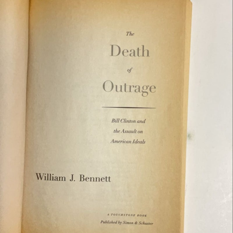 The Death of Outrage