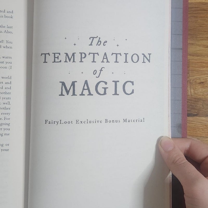 SIGNED The Temptation of Magic Fairyloot Edition