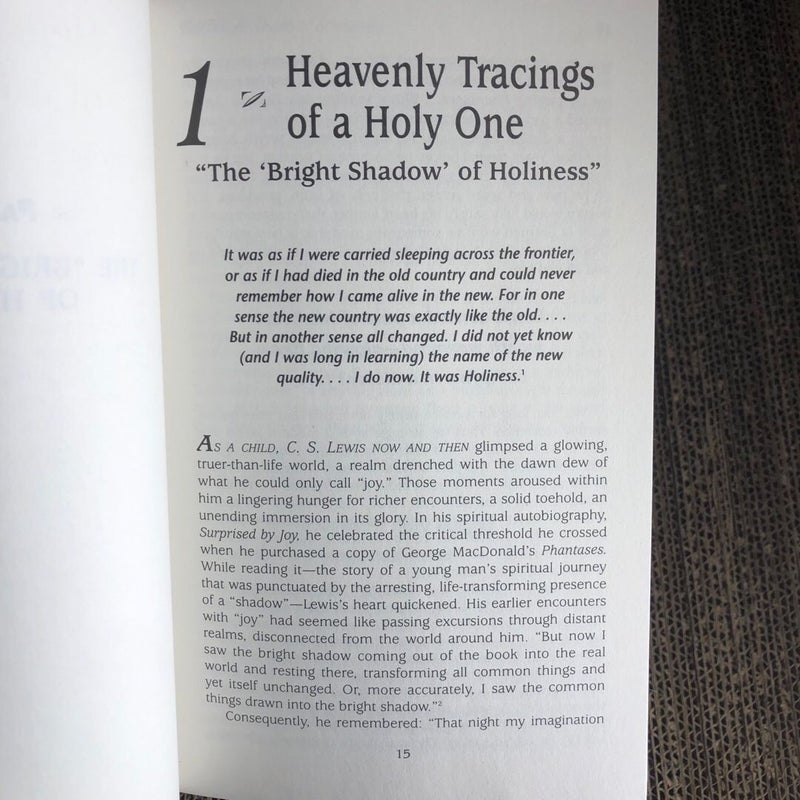 C. S. Lewis and the Bright Shadow of Holiness