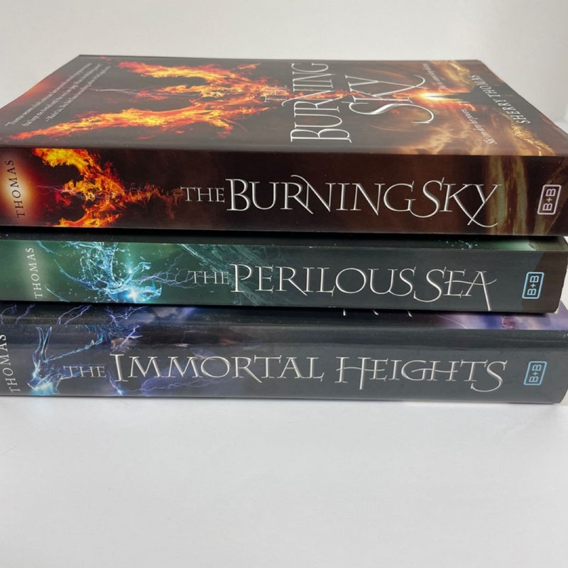 The Burning Sky Trilogy Perilous Sea Immortal Heights