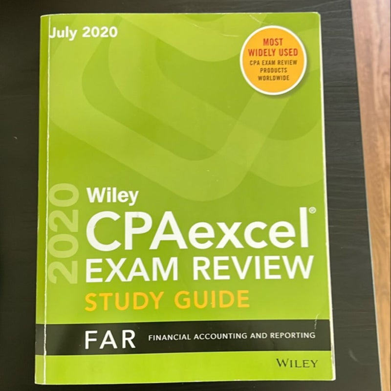 Wiley CPAexcel Exam Review July 2020 Study Guide