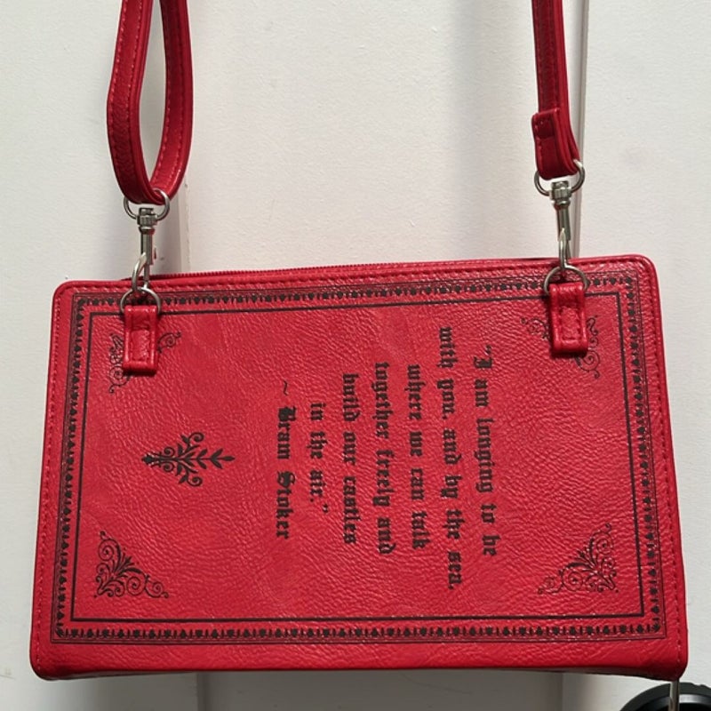 Red Dracula book purse