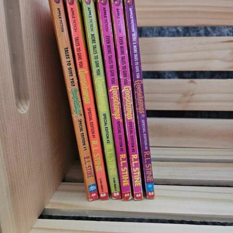 Tales to give you goosebumps 1-5 (7 books)