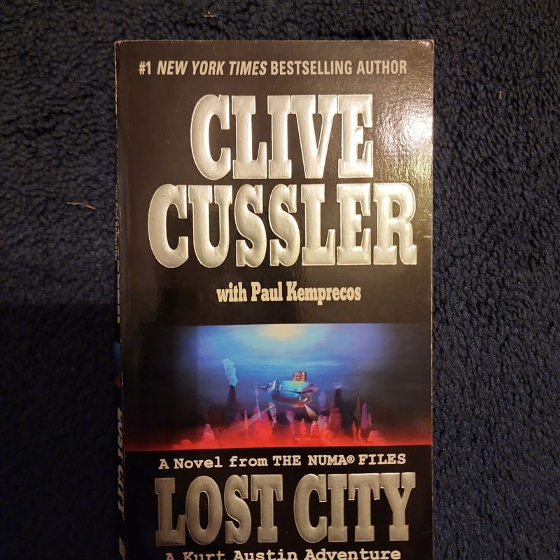 4 Clive Cussler Books