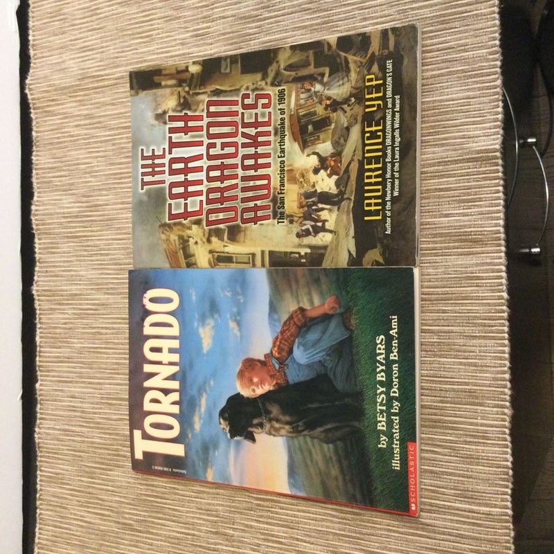 2 Books:  Tornado and The Earth Dragon Awakes 