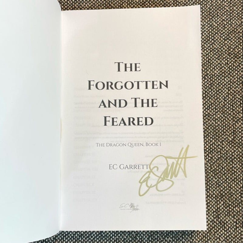 The Forgotten and the Feared (signed)