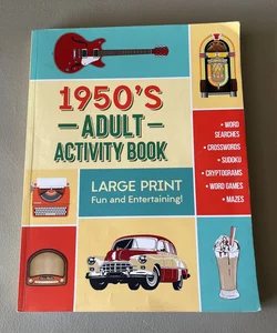 Adult Activity Book - 1950's