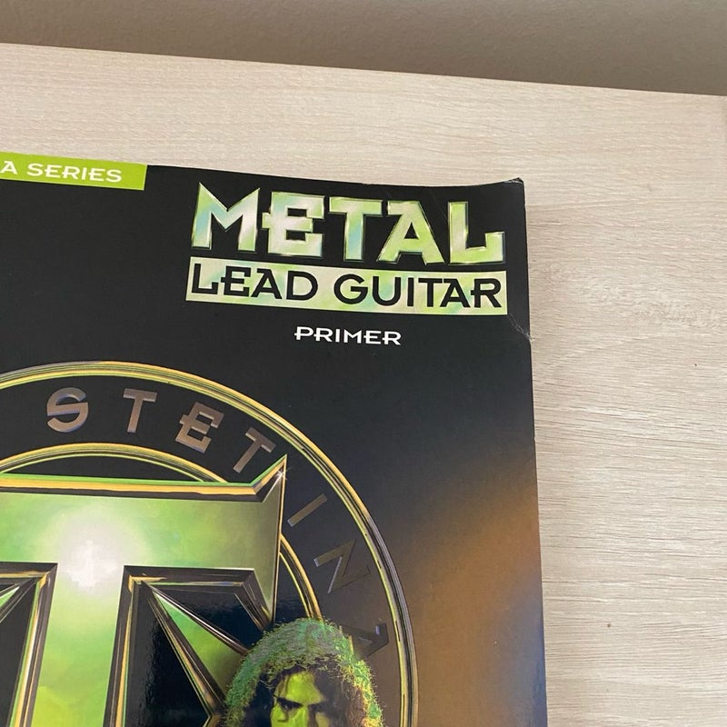 Metal Lead Guitar Primer Book/Online Audio