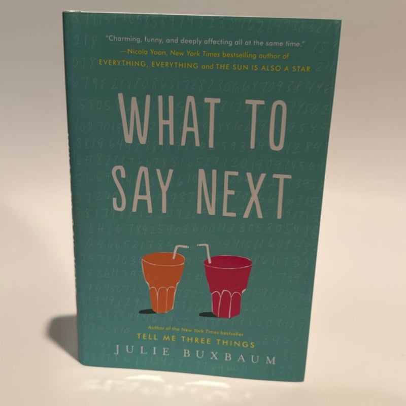 What to Say Next