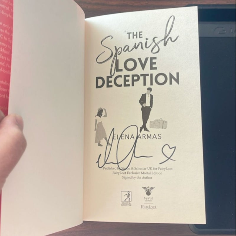 The Spanish Love Deception (FairyLoot SE, Hand signed)