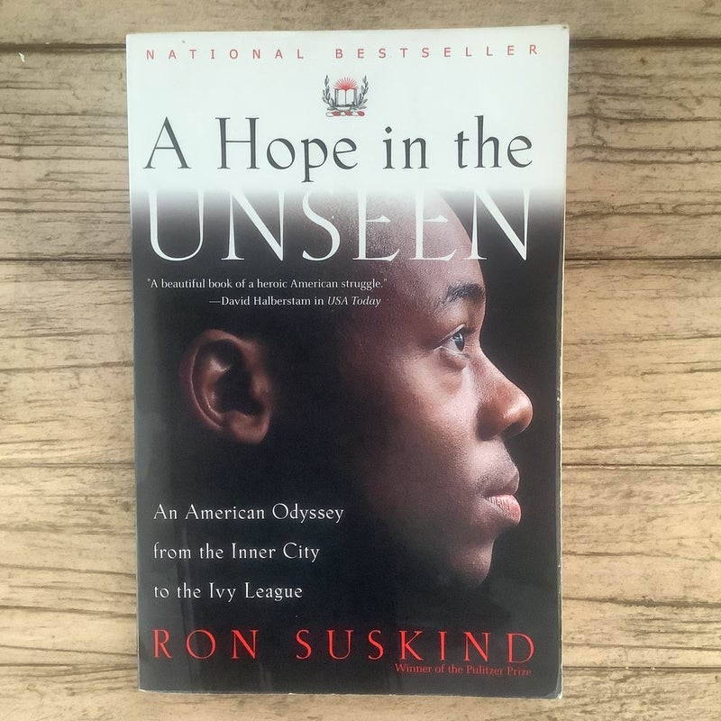 A Hope in the Unseen by Ron Suskind Paperback Pangobooks