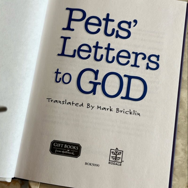Pets’ Letters to God