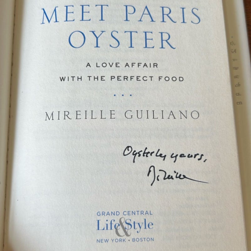 Meet Paris Oyster (Signed 1st Ed/1st)