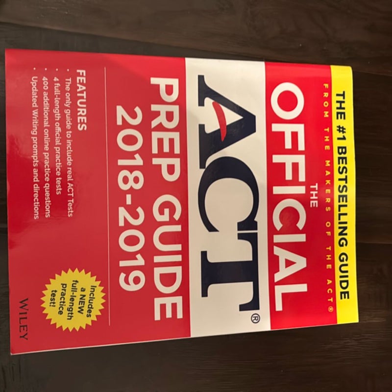 The Official ACT Prep Guide 2018-2019