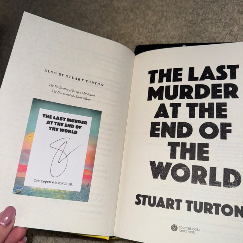 The Last Murder at the End of the World (signed) 