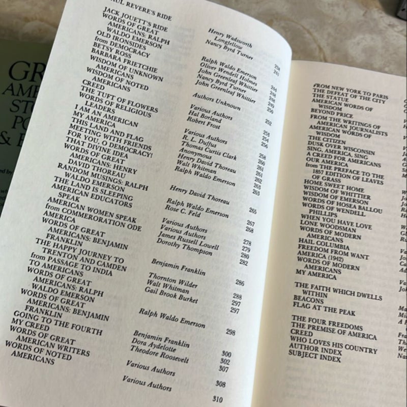Great American Stories, Poems and Essays