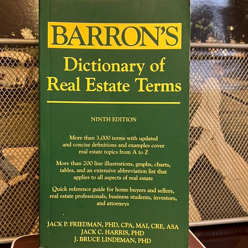 Dictionary of Real Estate Terms