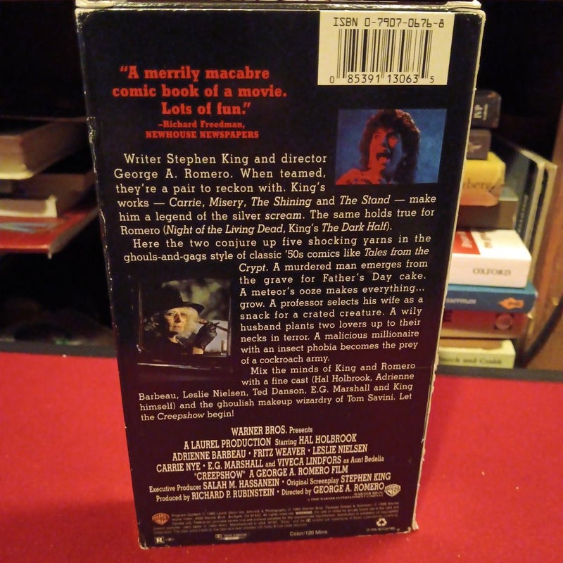 Creepshow vintage 1982 VHS 