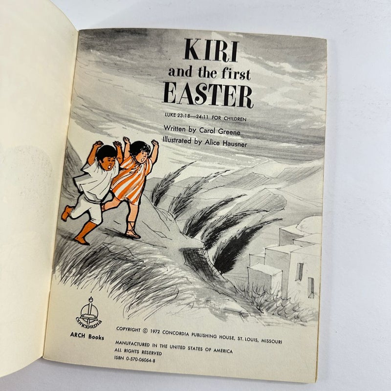 Kiri and the First Easter-1972 ARCH Books