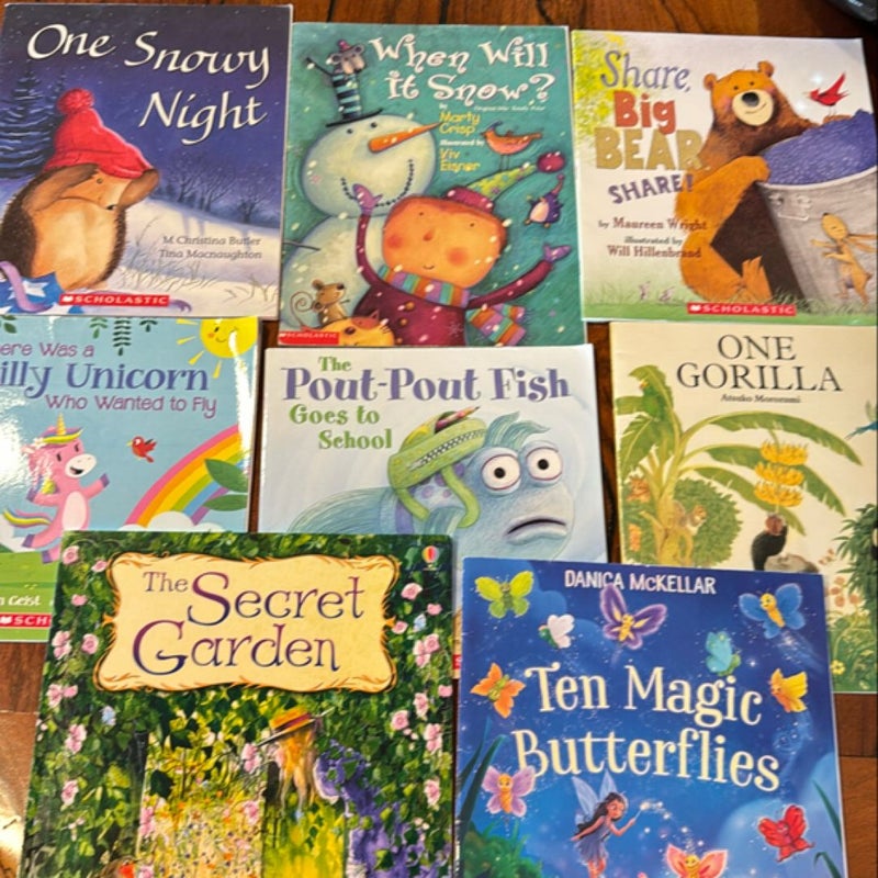 Bundle of 8 children’s picture books