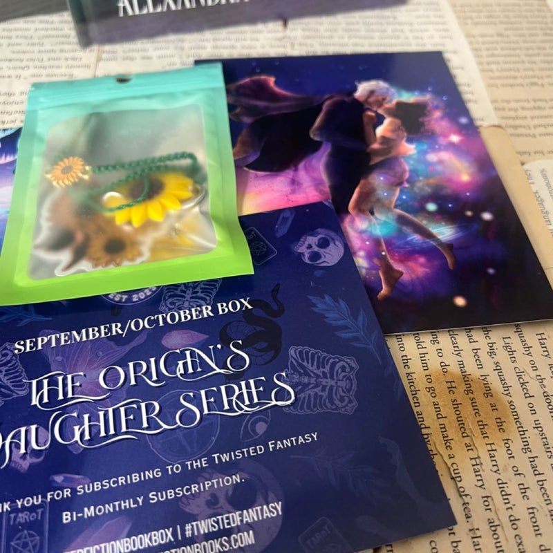 Twisted Fiction Box- The Origin’s Daughter Series, Sept. Box