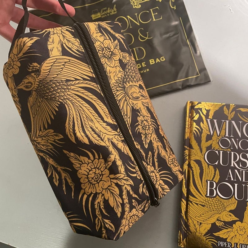 Wings Once Cursed and Bound Signed Bookish Box Edition with Storage Bag