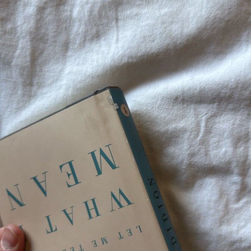 Let Me Tell You What I Mean