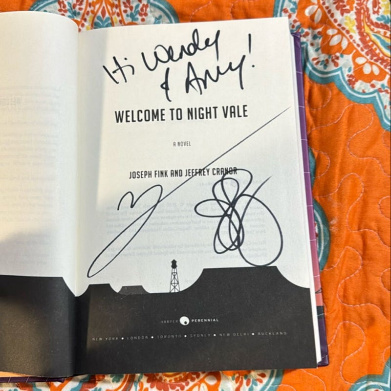 Welcome to Night Vale *signed*