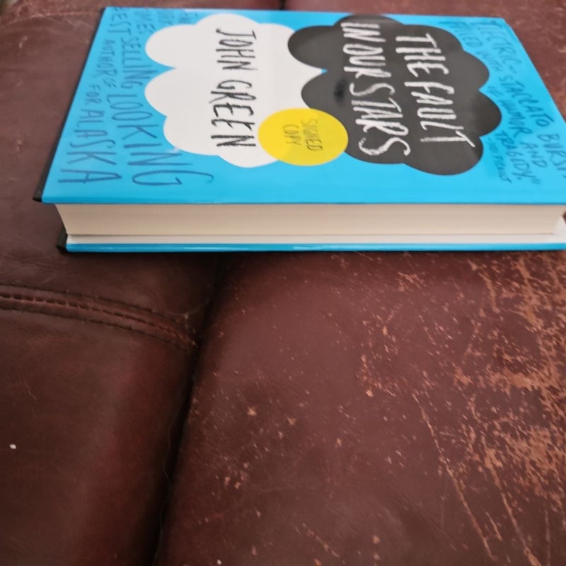 Handsigned First Edition The Fault in Our Stars