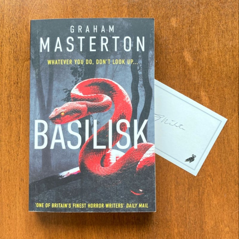 Basilisk w/ SIGNED Bookplate 