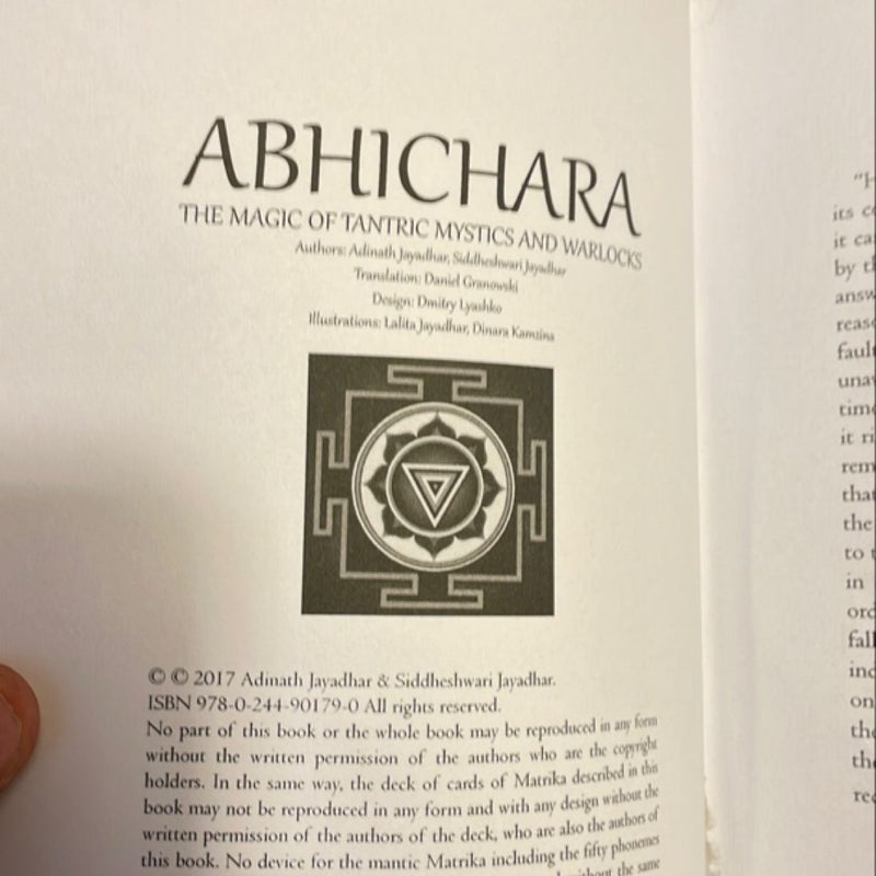 Abhichara - the Magic of Tantric Mystics and Warlocks