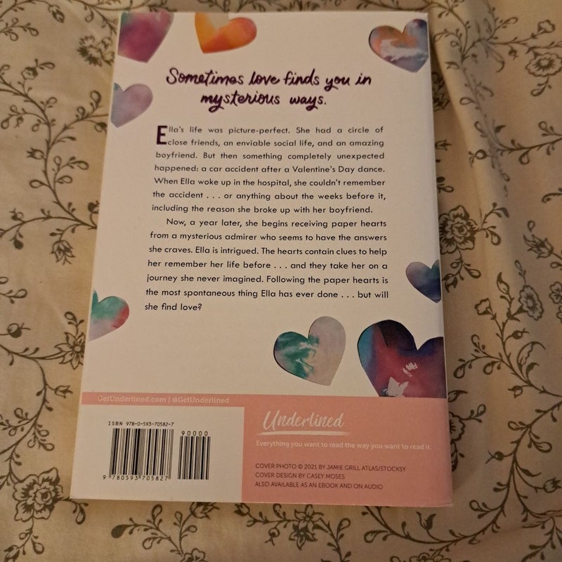 11 paper hearts