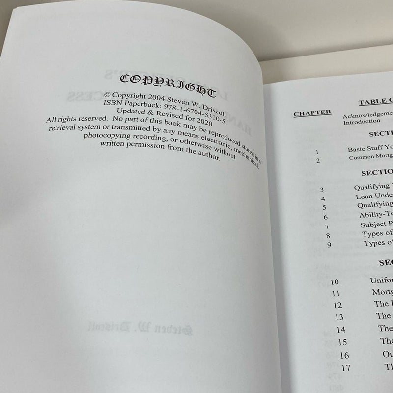 The Loan Officer's Handbook for Success