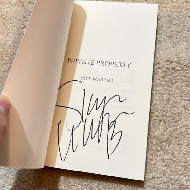 Private Property (signed)