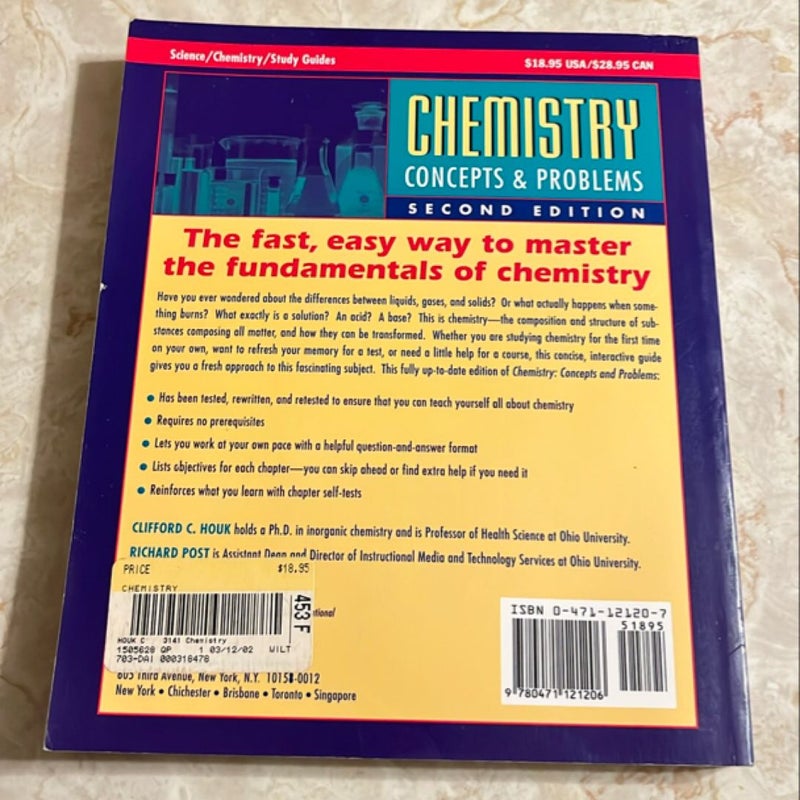 Chemistry: Concepts and Problems