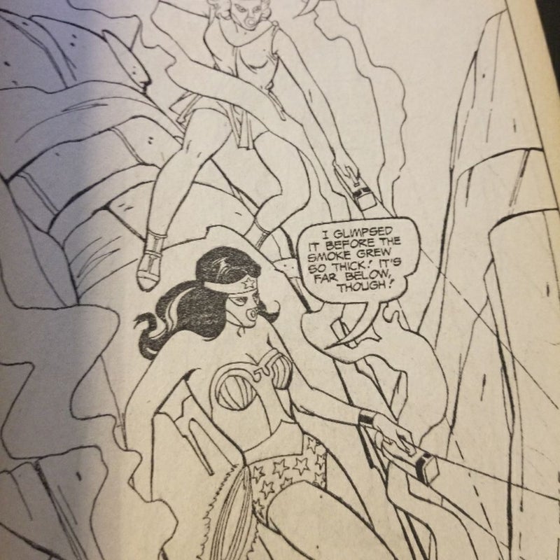 Dc Superheroes big big activity  coloring book 1980