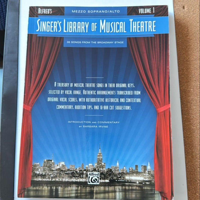 Singer's Library of Musical Theatre, Vol 1