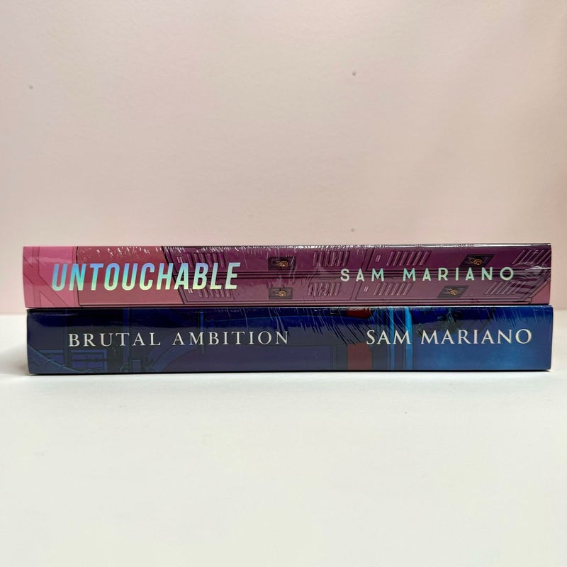 Mystic Box Untouchable and Brutal Ambition by Sam Mariano *SIGNED*