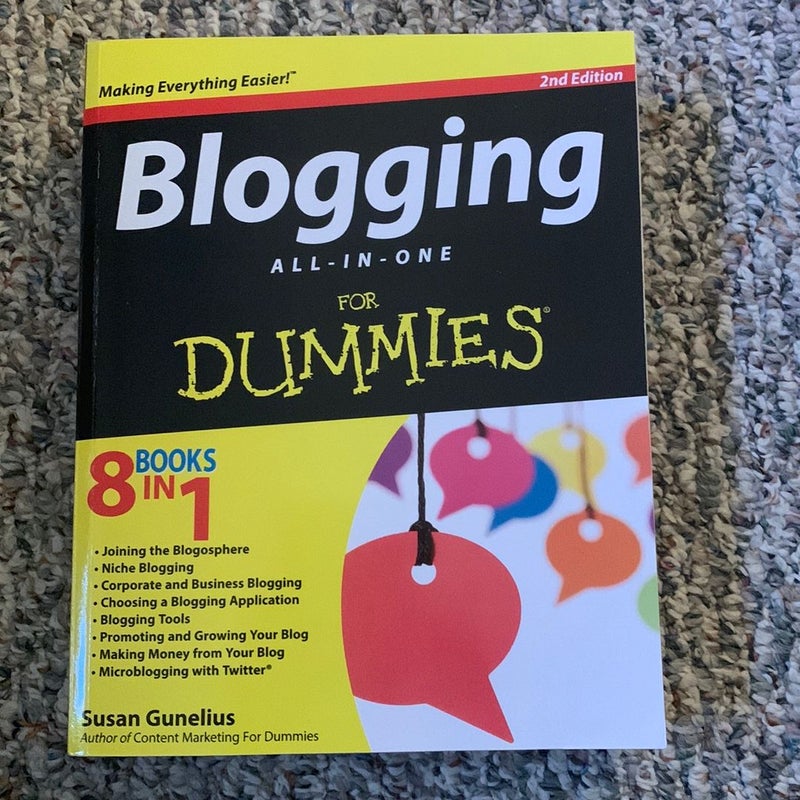 Blogging All-In-One for Dummies