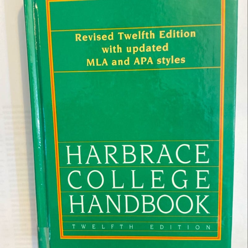 Harbrace College Handbook