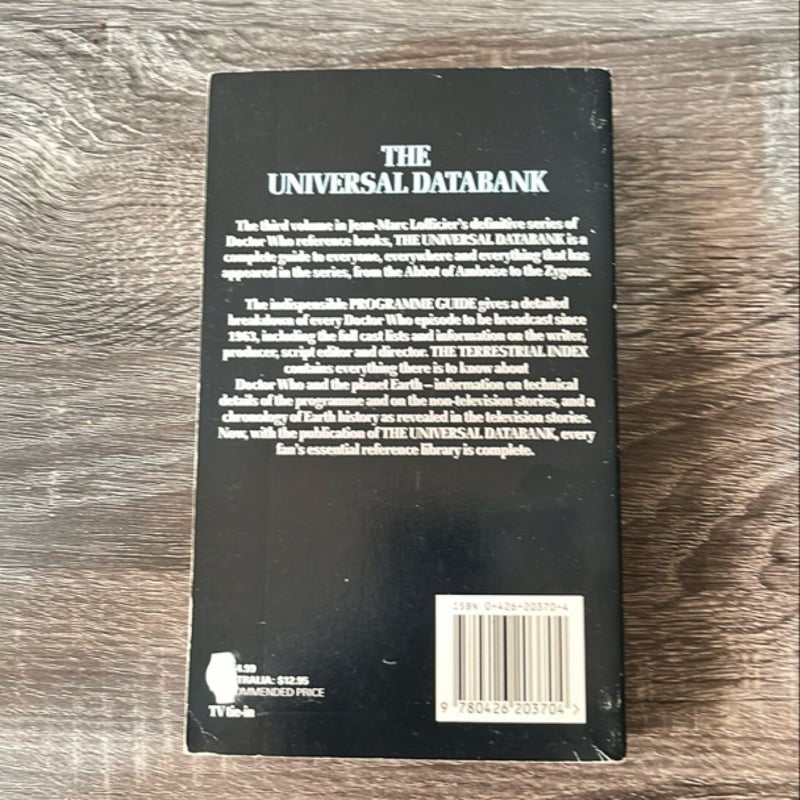 The Universal Databank