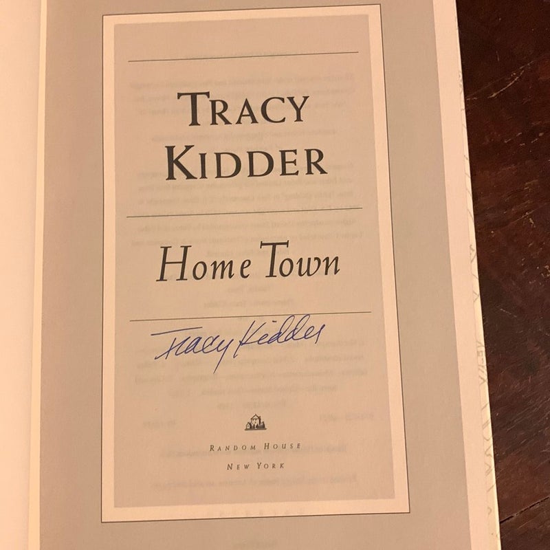 HOME TOWN- SIGNED 1st/1st Hardcover!